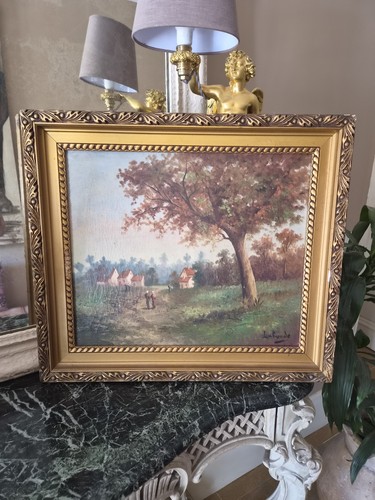 Tableau huile sur - toile, xixe