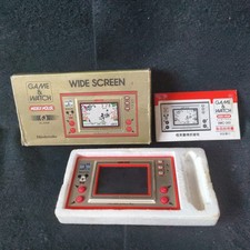 Vintage Nintendo Game & Watch Mickey Mouse. Portable Jeu,W/ Manuel,Boîte,Actif