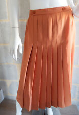 Jupe plissé Vintage Rodier pour un look typique 70-80 saumon T. M