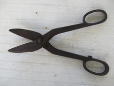 GRAND CISEAUX CISAILLE  DE ZINGUEUR FERBLANTIER ESTAMPILLEE