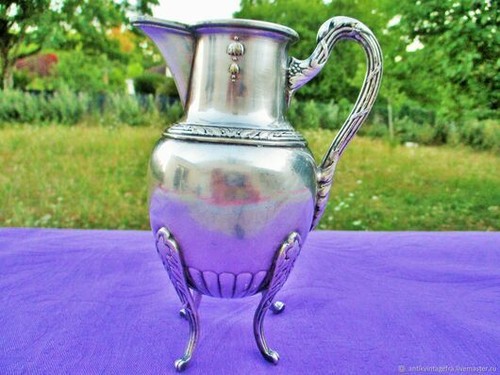 Pot lait ancien - , argenté