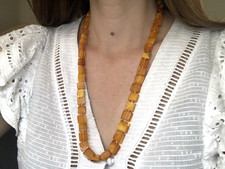 Ancien collier ambre cadeau