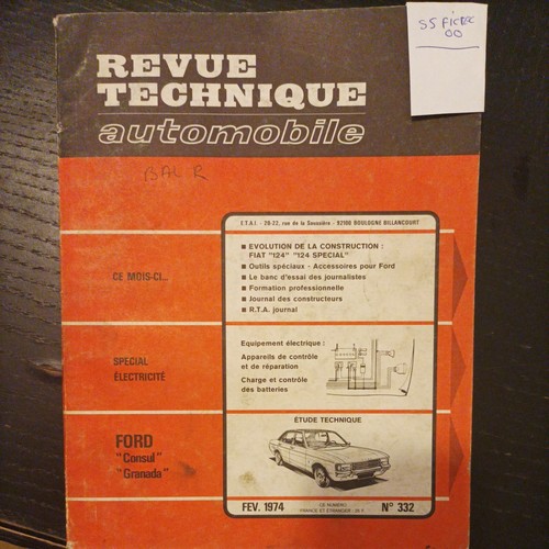 Revue technique ford consul - revue,