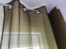 Lot de 2 paires de voilages