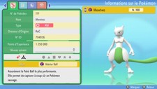 Pokemon MEWTWO SHINY 6iv (diamant etincelant/perle scintillante)