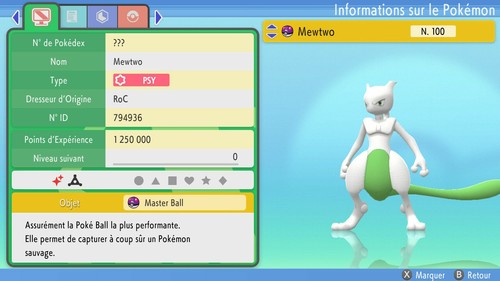 Pokemon mewtwo shiny 6iv - mewtwo,