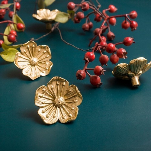 Retro_Brass_Door_Flower_Knob_D