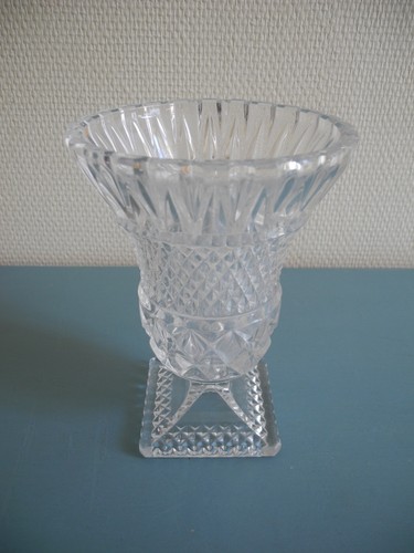 Vase médicis cristal moulé - vase,