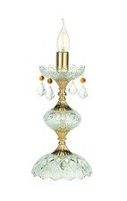 Lampe De Chevet Design Classique En Cristal Or 1 Lumière CIC-461