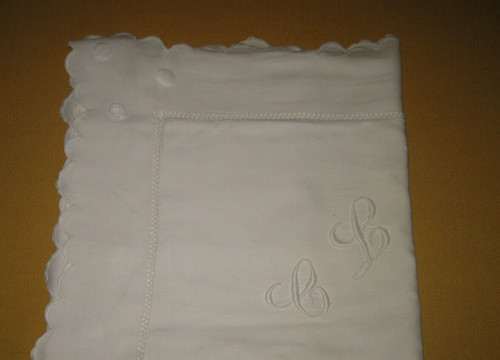 Ancienne taie oreiller coton - oreiller,