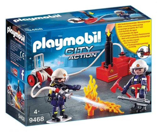 Pompiers avec matériel
