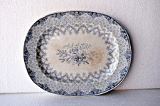 Assiette Ovale Antique En