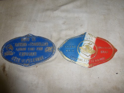 Plaque concours agricoles - plaque, de