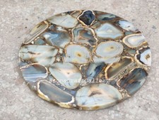 Table D'Appoint En Agate 12"