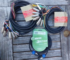 Lot câbles audio XLR Jack