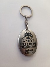 Porte clés LES LOUPS DU GEVAUDAN Sainte Lucie LOZERE keychain vintage 80'