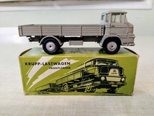 Märklin 8034 LKW Krupp LF 980 grau Laster mit Ladefläche Pritsche Metall Modell