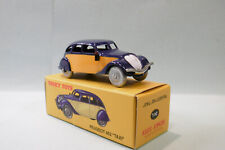 Dinky Toys / Atlas - PEUGEOT 402 TAXI bleu et jaune réf. 24 L Neuf NBO 1/43