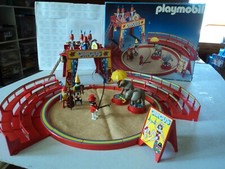 PLAYMOBIL vintage city cirque rouge orchestre musiciens set 3553 de 1982 / boîte