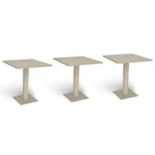 Table De Bar Beige 70 Cm X 70