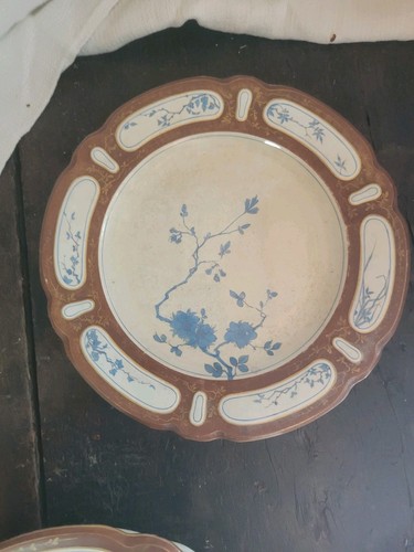 Ancienne assiette faience fine - assiette,