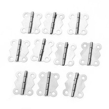 10pcs Mini Style Armoire Dusinet Plane Hinges Connecteurs Connecteurs Hinge