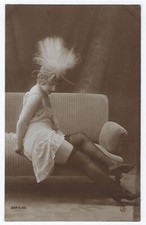 Jean Agelou Paris CPA carte photo originale nu féminin femme nue vers 1910 nude.