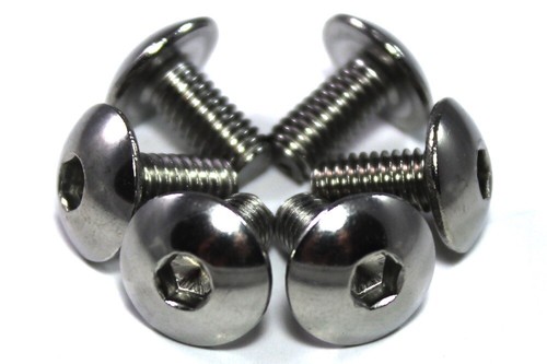 Acier inoxydable moto tête - 6x,