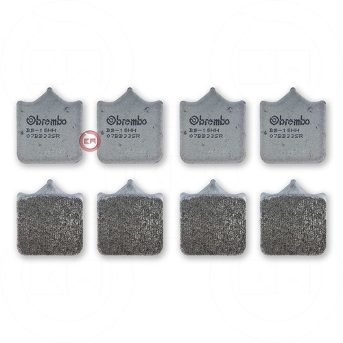Plaquettes frein avant - de,