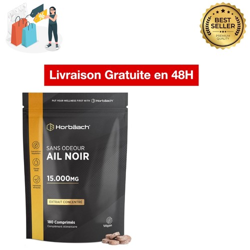 Ail noir fermenté - ail, 15000mg