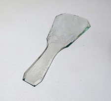 ancien miroir à main en verre