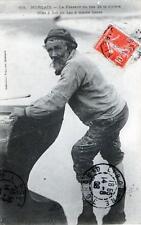 CPA 29 MORLAIX LE PASSEUR DU BAS DE LA RIVIERE MISE A FLOT DU BAC A MAREE BASSE