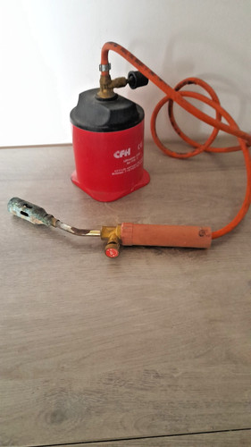 Ancien chalumeau gaz vintage - ancien,