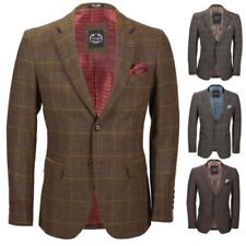 Hommes Tweed Chevron Carreaux