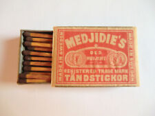 Boite d' Allumettes Suède MEDJIDIE'S années 30 Sweden matchboxe Matches cajas