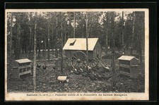 CPA Salbris, Poulailler mobile