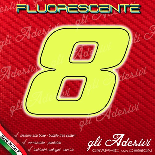 Autocollant stickers numéro - stickers, 8