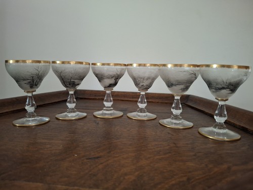 Rare petits verres daum - 6,