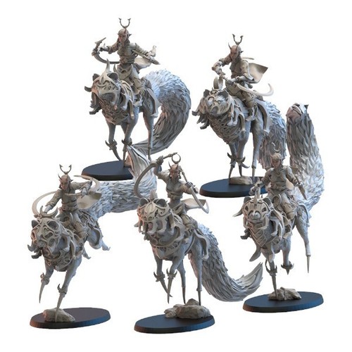Elfes noirs cavalières - -,