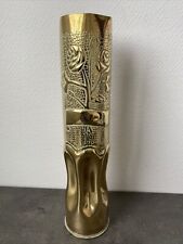joli douille obus decore fleur art soldat tranchee guerre deco Vase