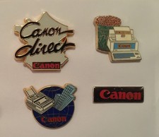 LOt 4 PIN'S PIN PINS INFORMATIQUE ORDINATEUR COMPUTEUR PHOTOCOPIEUR CANON