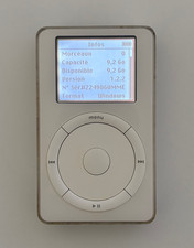 iPod Classic 10 GB modèle A1019 : Fonctionnel, Collection, Câble FireWire inclus