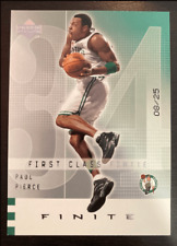 PAUL PIERCE 2002 UPPER DECK FINITE FIRST CLASS FINITE 08/25