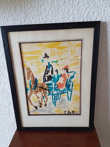 Ancien tableau enzo bellini - ancien,