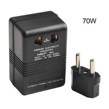 Convertisseur de tension 220V/240V à 110V/120V transformateur 70W convivial