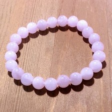 Bracelet Quartz Rose Perles 8