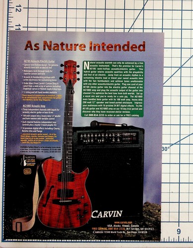 Carvin ae185 guitar ag100d amp - ag100d,