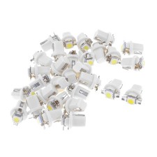 Voiture Auto T5 B8.5D 5050 LED Ampoule latérale Tableau bord Jauge Lampe 30 Pcs