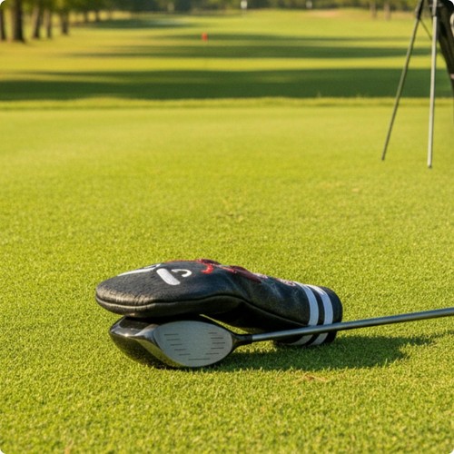 Couvre club golf avec motif - avec,