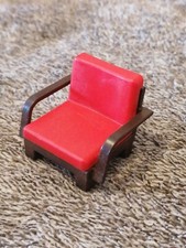 PLAYMOBIL accessoires décoration meuble  1900  maison moderne fauteuil rouge x1